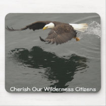 Hunting Bald Eagle Gift Item mousepads by RavenSpiritPrints Hunting Bald Eagle Gift Item mousepads