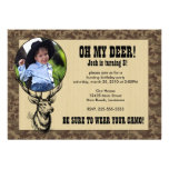 Hunting Birthday Custom Invitations