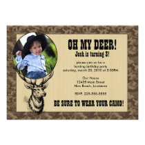 Hunting Birthday Custom Invitations