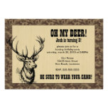 Hunting Birthday Personalized Announcement