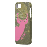Hunting Camo & Pink Deer Head iPhone 5 Case