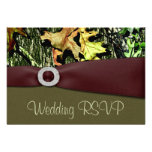 Hunting Camo RSVP Wedding Cards Announcements