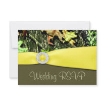 Hunting Camo RSVP Wedding Cards Invites