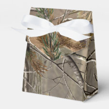 Hunting Camo Wedding Favors Tent Boxes Favor Box