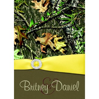 Hunting Camo Wedding Invitations invitation