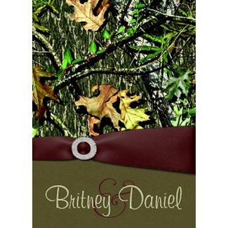 Hunting Camo Wedding Invitations invitation