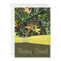 Hunting Camo Wedding Invitations