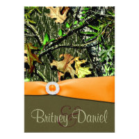 Hunting Camo Wedding Invitations