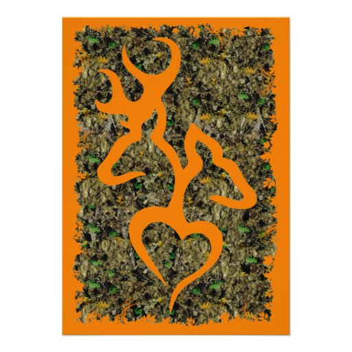 Hunting Camouflage wedding invitation