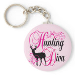 Hunting Diva Keychain