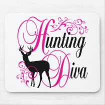 Hunting Diva mousepads