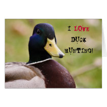 Hunting Duck Card