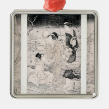 Hunting fireflies at nightfall, 1796-97 christmas tree ornaments
