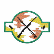 Hunting Fishing Logo embroidered shirts