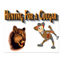 Hunting for a cougar posters