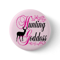 Hunting Goddess Pinback Button