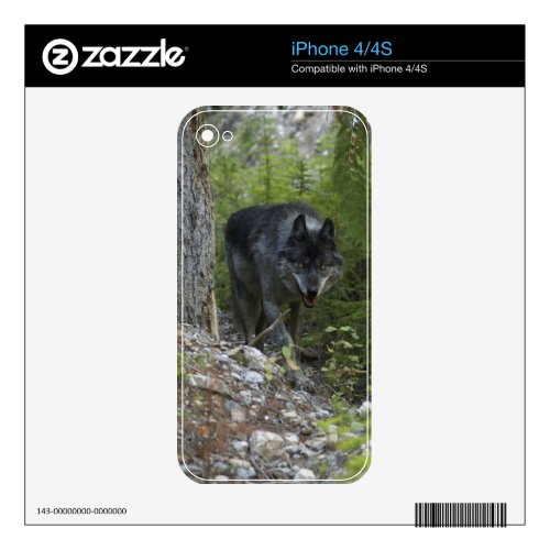 Hunting Grey Wolf & Forest Wild Animal iPhone Skin musicskins_skin