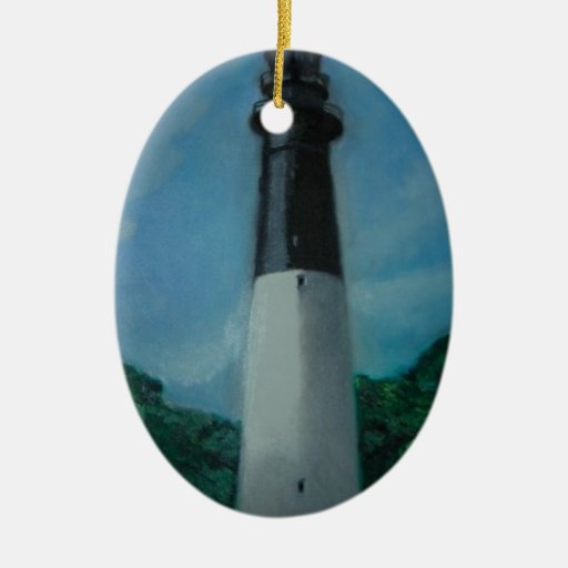hunting island lighthouse double sided oval ceramic hunting island lighthouse double sided oval ceramic