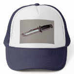 Hunting knife trucker hat