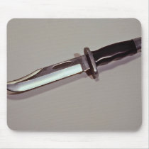 Hunting knife mouse pad