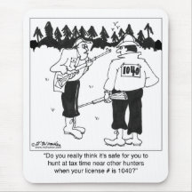 Hunting License 1040 Mouse Pad
