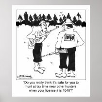Hunting License 1040 Poster