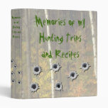 Hunting Memories and recipe Binder binders