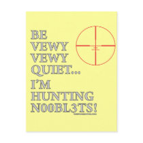 Hunting n00bl3ts postcards