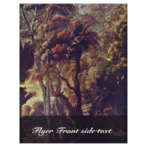 Hunting The Atalante Detail By Rubens Peter Paul Personalized Flyer