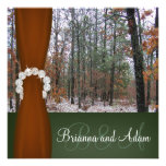 Hunting Theme Winter Camo Wedding Invitation