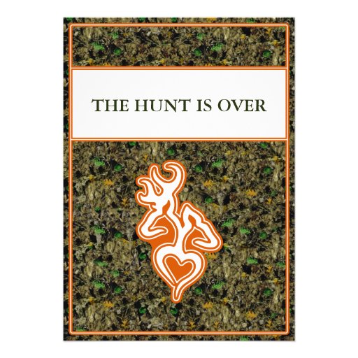 Hunting Wedding Invitation