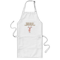 Hunting will be a sport when the animal can shoot aprons