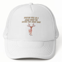 Hunting will be a sport when the animal can shoot mesh hats