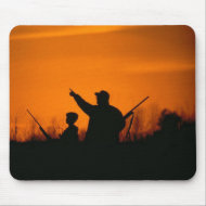 Hunting With Dad mousepad