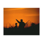 Hunting With Dad Postcard
