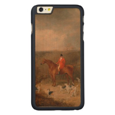 Hunting With Dogs and Horse Famous Oil Painting Carved® Maple iPhone 6 Plus Slim Case