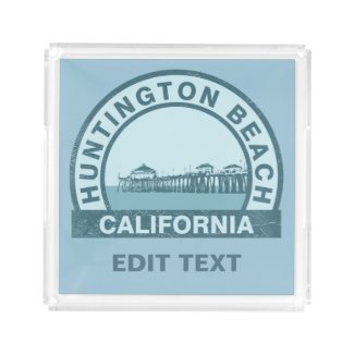 Huntington Beach, California Serving Tray