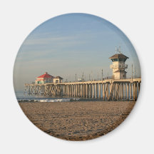 Huntington Beach pier Fridge Magnet