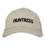 HUNTRESS EMBROIDERED HAT