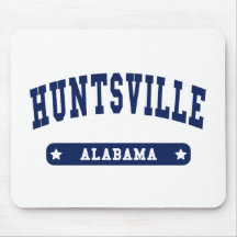 Huntsville Alabama College Style tee shirts Mousepad