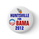 Huntsville for Obama Button