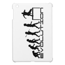 Hurdle Track and Field Sport Evolution Art iPad Mini Cover