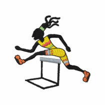 Hurdler embroidered shirts