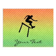 Hurdler Post Card
