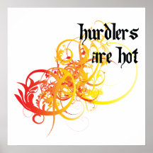 Hurdlers Are Hot Poster