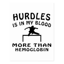 Hurdles Design Postcards