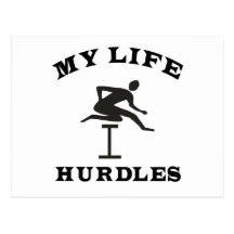 Hurdles My Life Post Cards