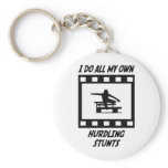 Hurdling Stunts Key Chains