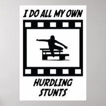 Hurdling Stunts Print