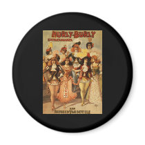 Hurly-Burly Extravaganza and Refined Vaudeville magnets by vintage_cafe Hurly-Burly Extravaganza and Refined Vaudeville magnets